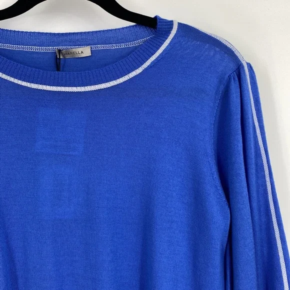 Marella Maglia Sweater Trikot Pull Over Jersey Sweater In Color Dental